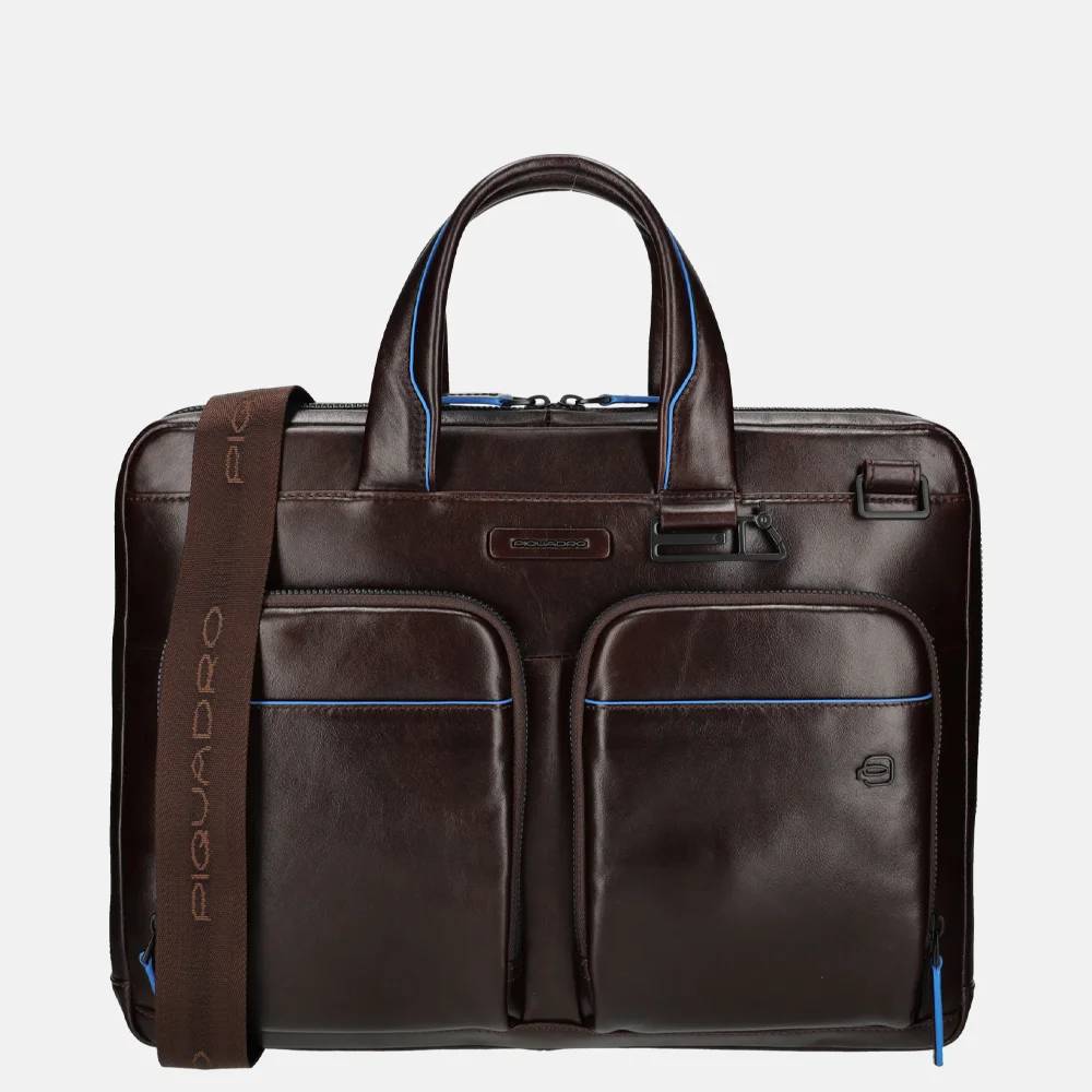 Piquadro laptoptas bruin